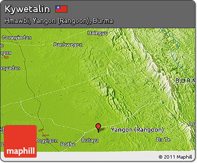 Physical Panoramic Map of Kywetalin
