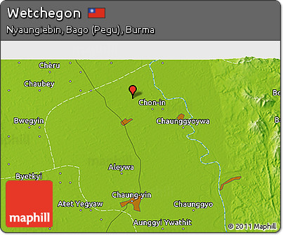 Physical 3D Map of Wetchegon