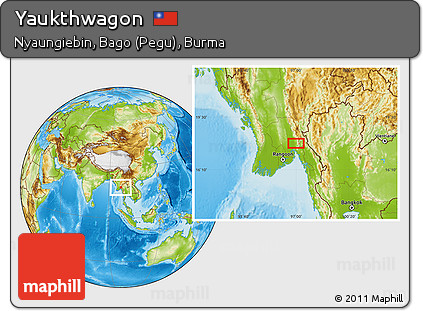 Physical Location Map of Yaukthwagon