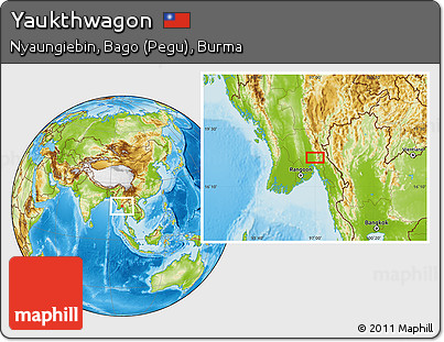 Physical Location Map of Yaukthwagon