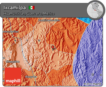 Political Map of Ixcamilpa