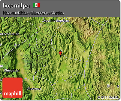 Satellite Map of Ixcamilpa