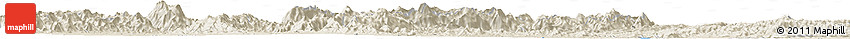 Shaded Relief Horizon Map of the Area around 17° 50' 55" N, 99° 31' 30" E