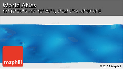 Physical Panoramic Map of the Area around 17° 30' 31" S, 0° 4' 30" E