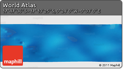 Physical Panoramic Map of the Area around 17° 30' 31" S, 0° 4' 30" E