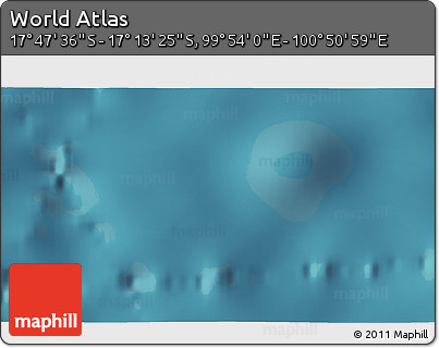 Satellite 3D Map of the Area around 17° 30' 31" S, 100° 22' 30" E