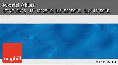 Physical Panoramic Map of the Area around 17° 30' 31" S, 106° 19' 29" E