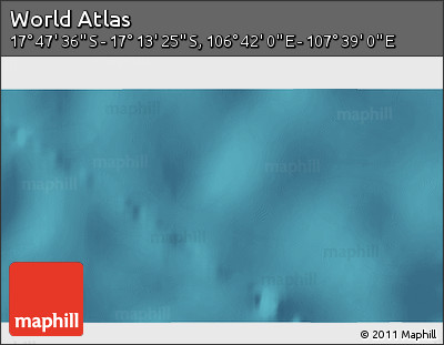 Satellite 3D Map of the Area around 17° 30' 31" S, 107° 10' 30" E