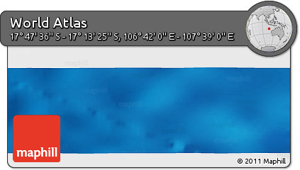 Physical Panoramic Map of the Area around 17° 30' 31" S, 107° 10' 30" E