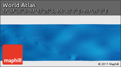 Physical Panoramic Map of the Area around 17° 30' 31" S, 107° 10' 30" E
