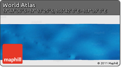 Physical Panoramic Map of the Area around 17° 30' 31" S, 107° 10' 30" E