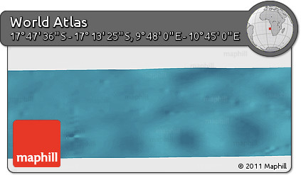 Satellite Panoramic Map of the Area around 17° 30' 31" S, 10° 16' 30" E