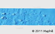 Physical Panoramic Map of the area around 17° 30' 31" S, 110° 25' 30" W