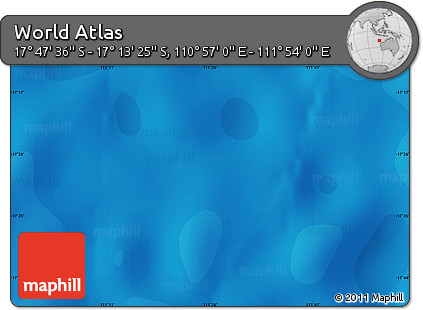 Political Map of the Area around 17° 30' 31" S, 111° 25' 30" E