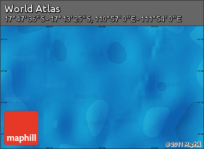 Political Map of the Area around 17° 30' 31" S, 111° 25' 30" E