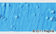 Shaded Relief 3D Map of the area around 17° 30' 31" S, 111° 16' 30" W