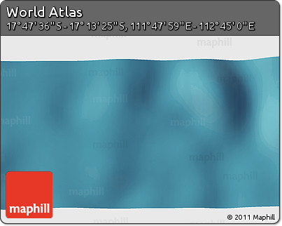 Satellite 3D Map of the Area around 17° 30' 31" S, 112° 16' 30" E