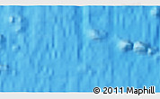 Shaded Relief 3D Map of the area around 17° 30' 31" S, 112° 7' 30" W