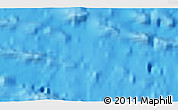 Shaded Relief 3D Map of the area around 17° 30' 31" S, 117° 13' 29" W