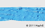 Physical Panoramic Map of the area around 17° 30' 31" S, 117° 13' 29" W