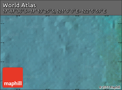 Satellite Map of the Area around 17° 30' 31" S, 121° 37' 30" E