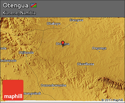 Physical 3D Map of Otengua