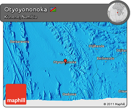 Political 3D Map of Otyoyononoka