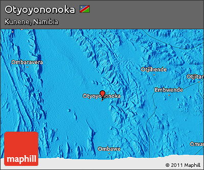 Political 3D Map of Otyoyononoka