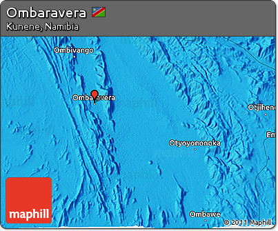Political 3D Map of Ombaravera