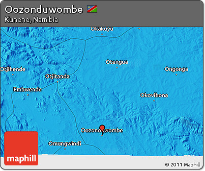 Political 3D Map of Oozonduwombe