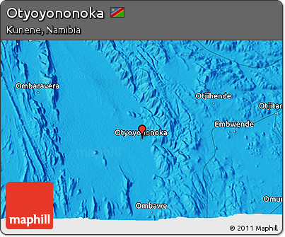 Political 3D Map of Otyoyononoka