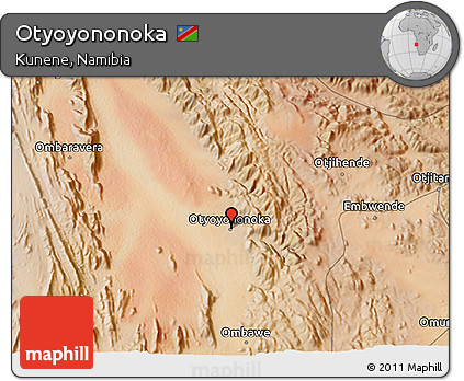 Satellite 3D Map of Otyoyononoka