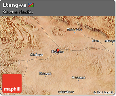 Satellite 3D Map of Etengwa