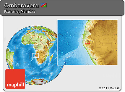 Physical Location Map of Ombaravera