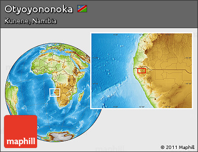 Physical Location Map of Otyoyononoka