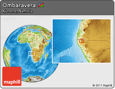 Physical Location Map of Ombaravera