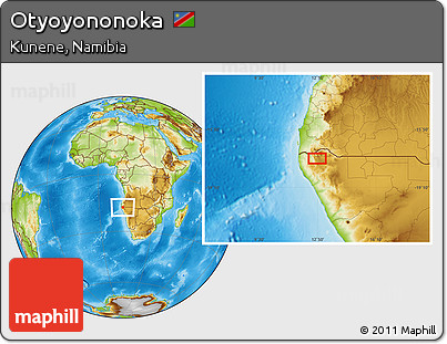 Physical Location Map of Otyoyononoka