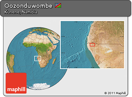 Satellite Location Map of Oozonduwombe