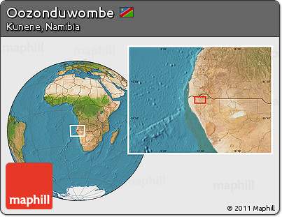 Satellite Location Map of Oozonduwombe