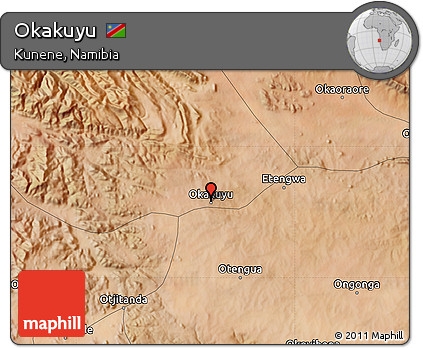 Satellite Map of Okakuyu