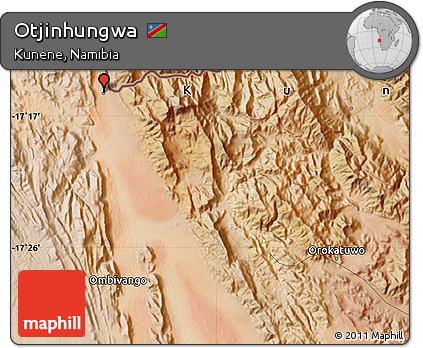 Satellite Map of Otjinhungwa