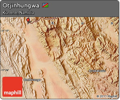 Satellite Map of Otjinhungwa