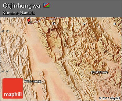 Satellite Map of Otjinhungwa