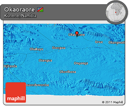 Political Panoramic Map of Okaoraore