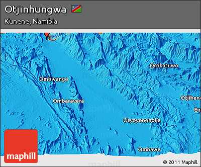 Political Panoramic Map of Otjinhungwa