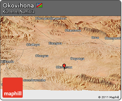 Satellite Panoramic Map of Okovihona