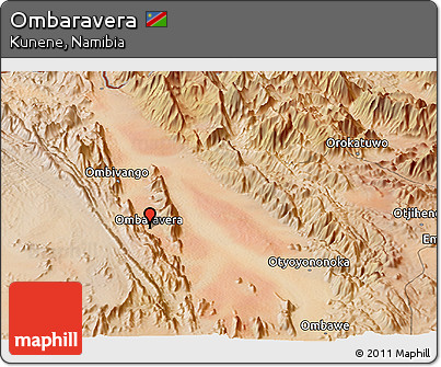 Satellite Panoramic Map of Ombaravera