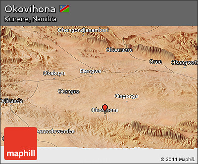 Satellite Panoramic Map of Okovihona