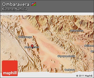 Satellite Panoramic Map of Ombaravera