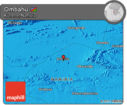 Political 3D Map of Ombahu